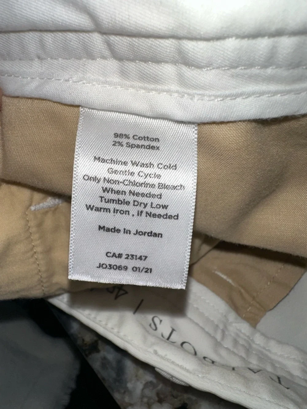 Talbots Relaxed Chino Shorts - White - Size 4P (4 Petite)